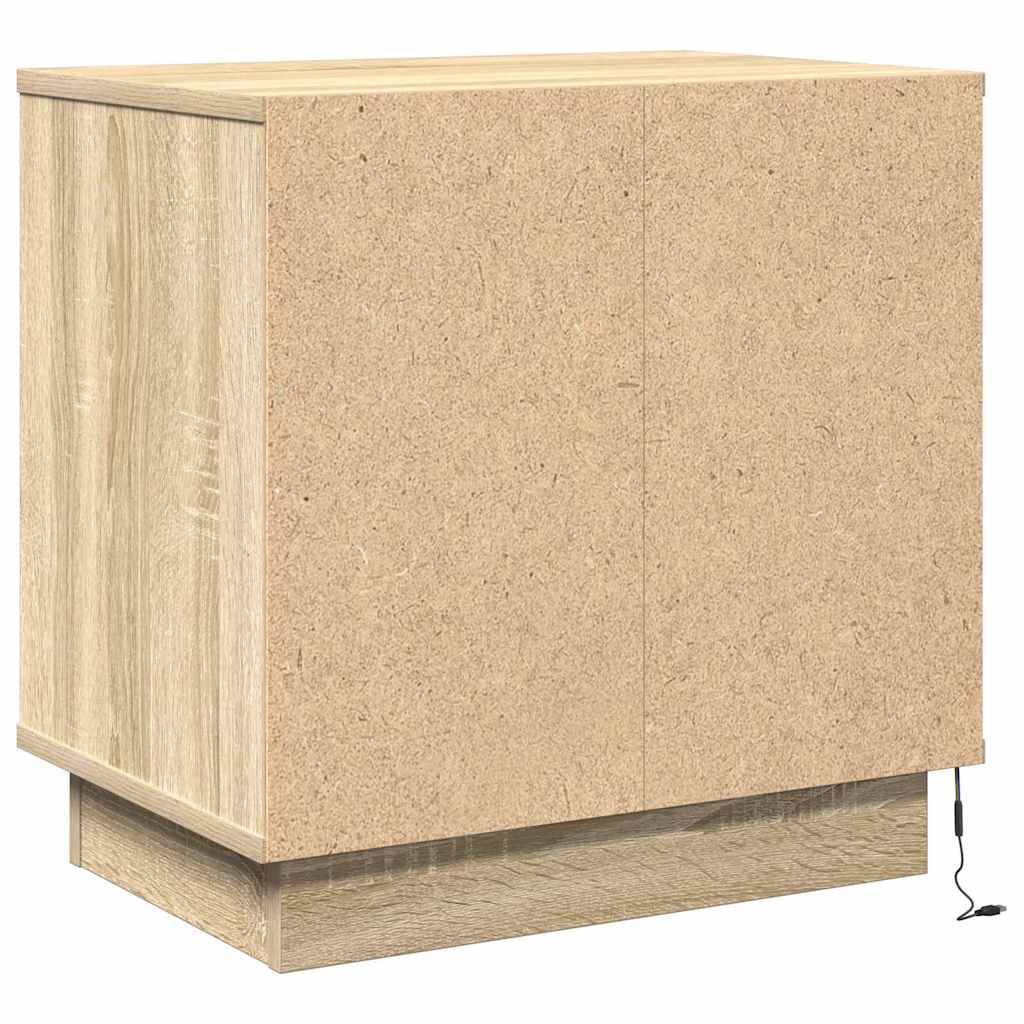Cabinet de chevet 2 pcs Chêne Sonoma 50 x 34,5 x 50 cm. - XIOS