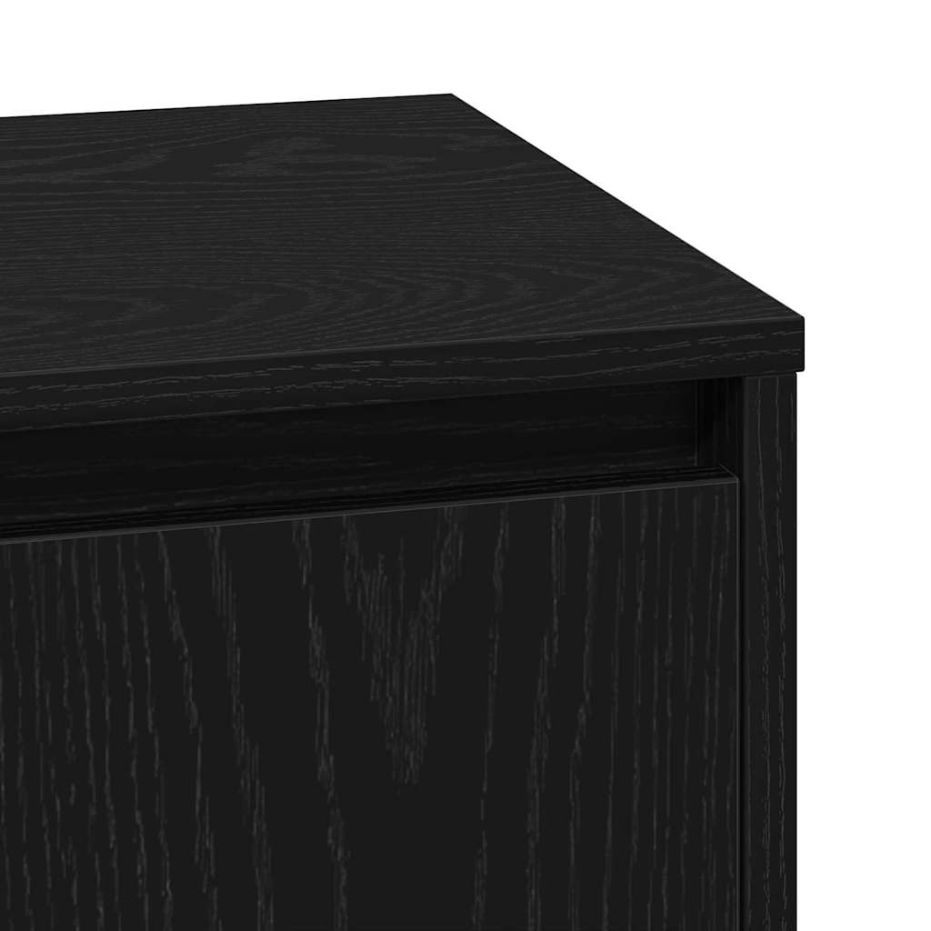 Cabinet de chevet 2 pcs Chêne noir 39 x 34,5 x 50 cm - XIOS
