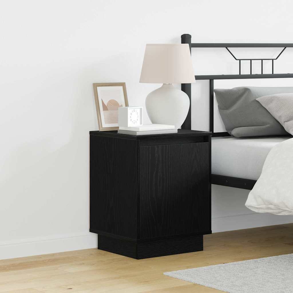 Cabinet de chevet 2 pcs Chêne noir 39 x 34,5 x 50 cm - XIOS