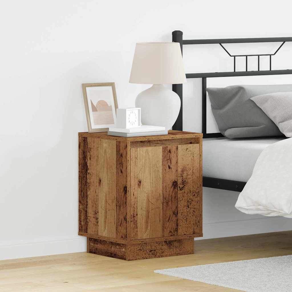 Cabinet de chevet 2 pcs Bois ancien 39 x 34,5 x 50 cm - XIOS