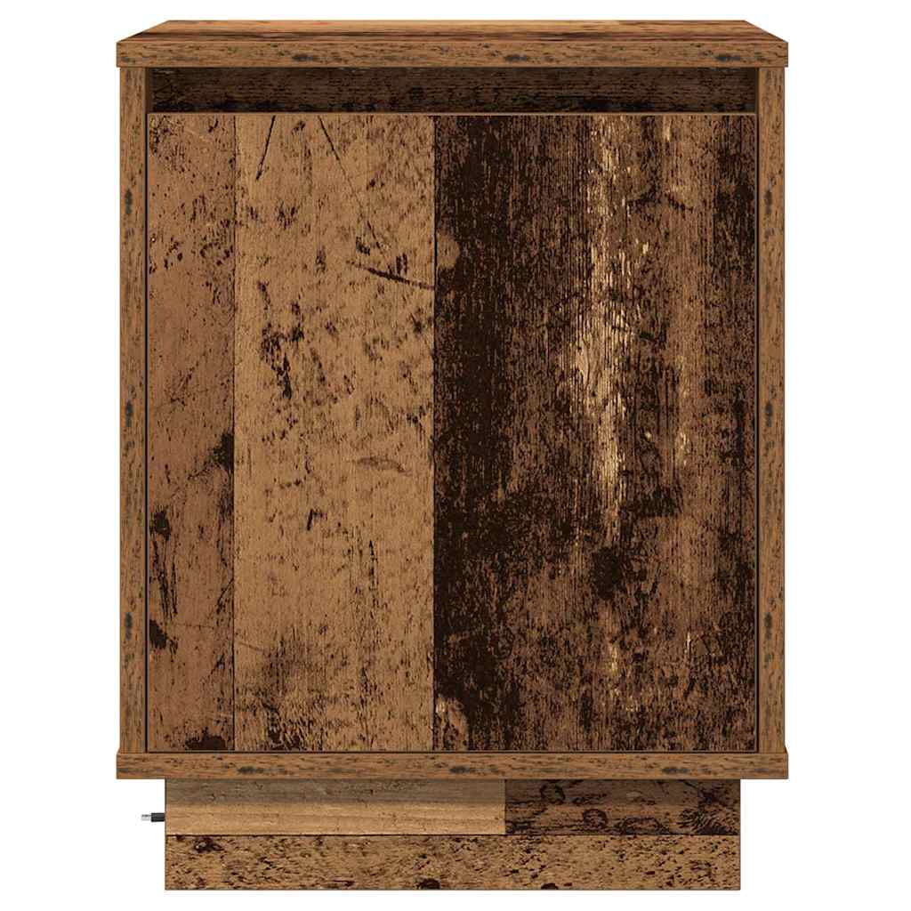Cabinet de chevet 2 pcs Bois ancien 39 x 34,5 x 50 cm - XIOS