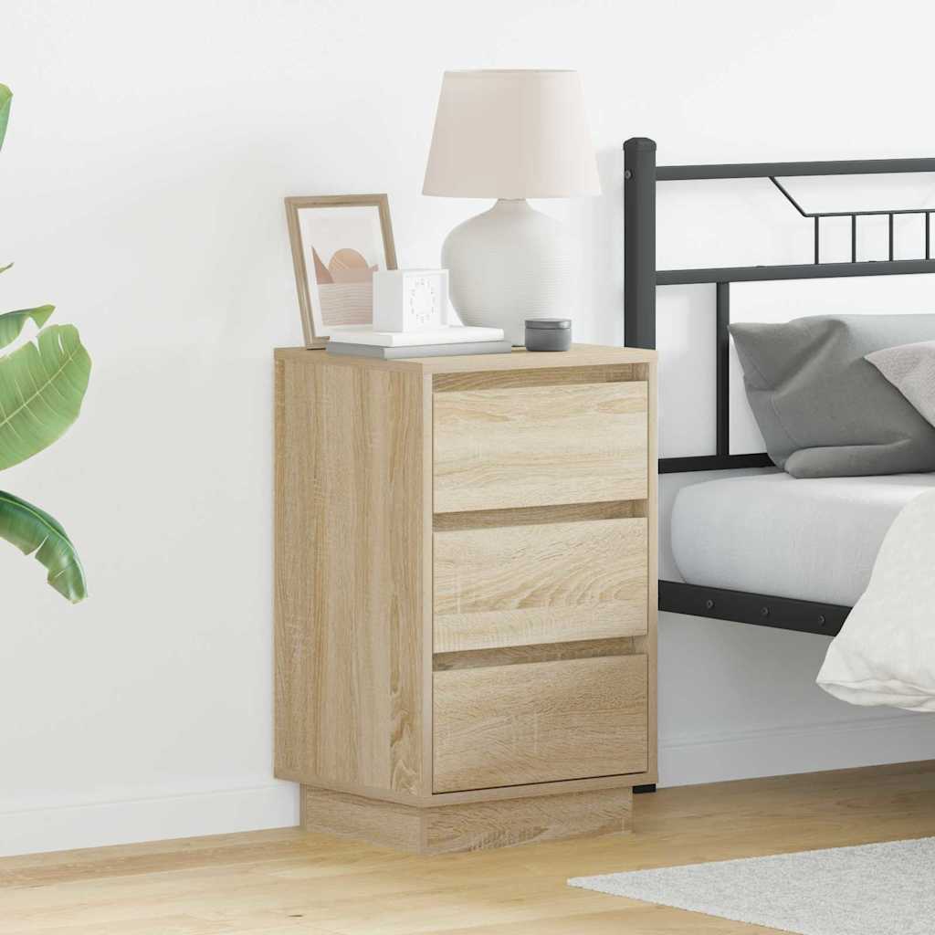 Cabinet de chevet Chêne Sonoma 39 x 34,5 x 65 cm - XIOS