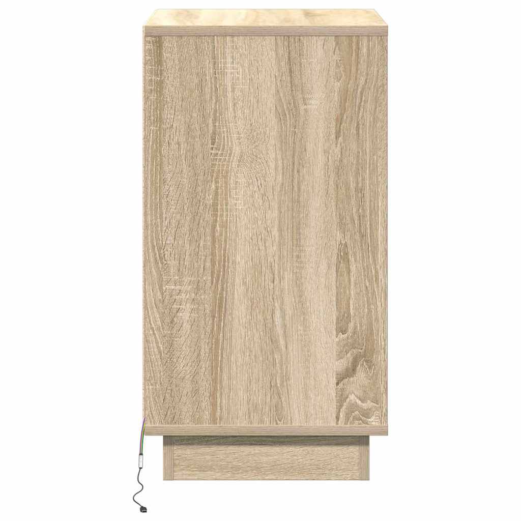 Cabinet de chevet Chêne Sonoma 39 x 34,5 x 65 cm - XIOS