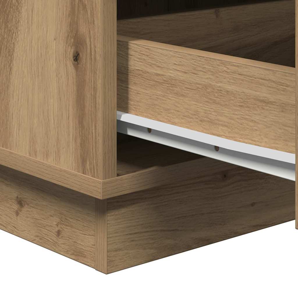 Cabinet de chevet Chêne artisanal 39 x 34,5 x 65 cm - XIOS