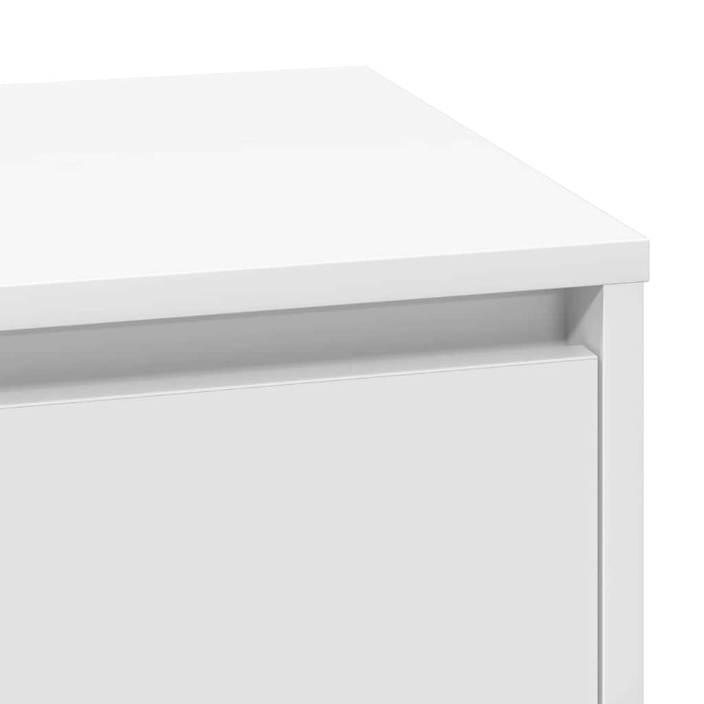 Cabinet de chevet Blanc 71 x 34,5 x 75 cm Bois d'ingénierie - XIOS