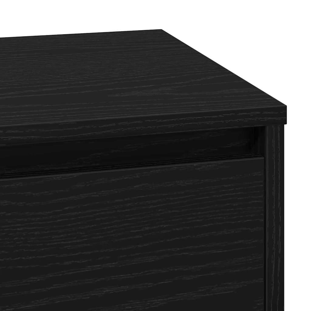 Cabinet de chevet avec tiroir Chêne noir 71 x 34,5 x 75 cm - XIOS