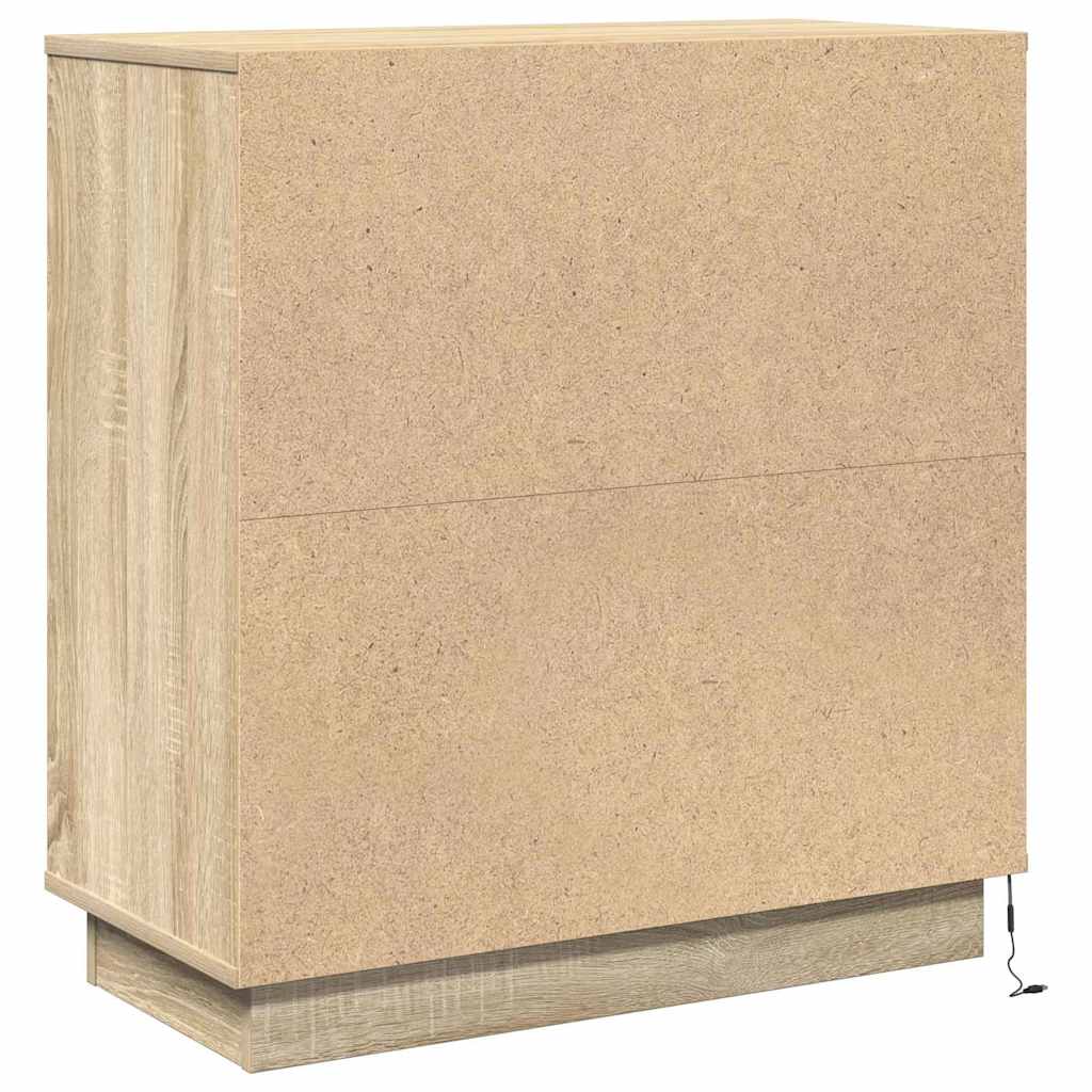 Cabinet de chevet avec tiroir Chêne Sonoma 71 x 34,5 x 75 cm - XIOS