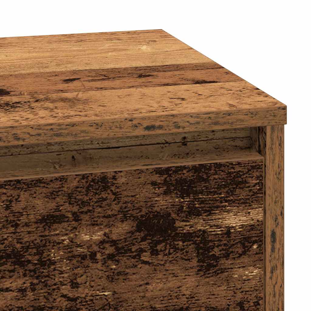 Cabinet de chevet avec tiroir Bois ancien 71 x 34,5 x 75 cm - XIOS