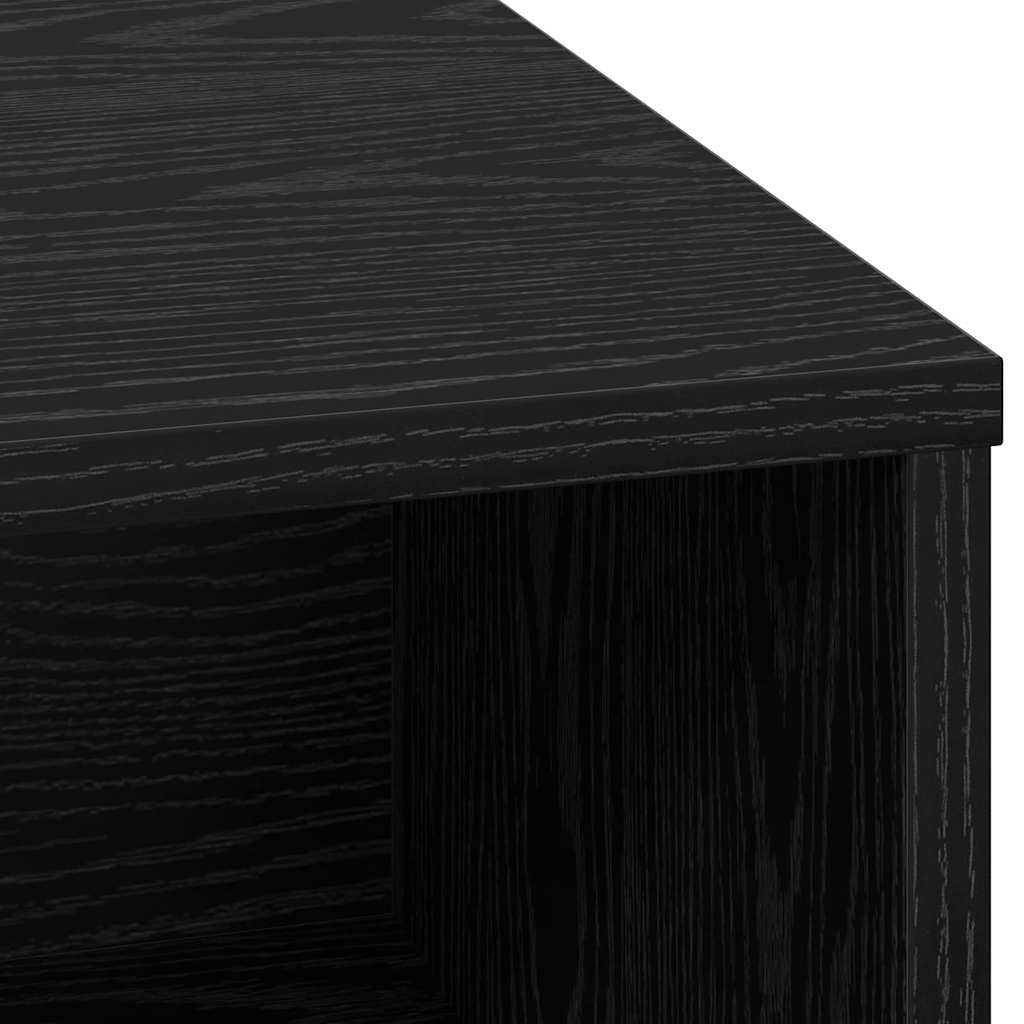 Buffet avec LED Chêne noir 71 x 34.5 x 75 cm Bois d'ingénierie - XIOS