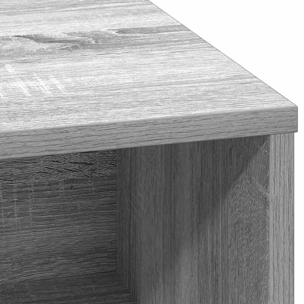 Buffet LED Gris Sonoma 71 x 34,5 x 75 cm Bois d'ingénierie - XIOS
