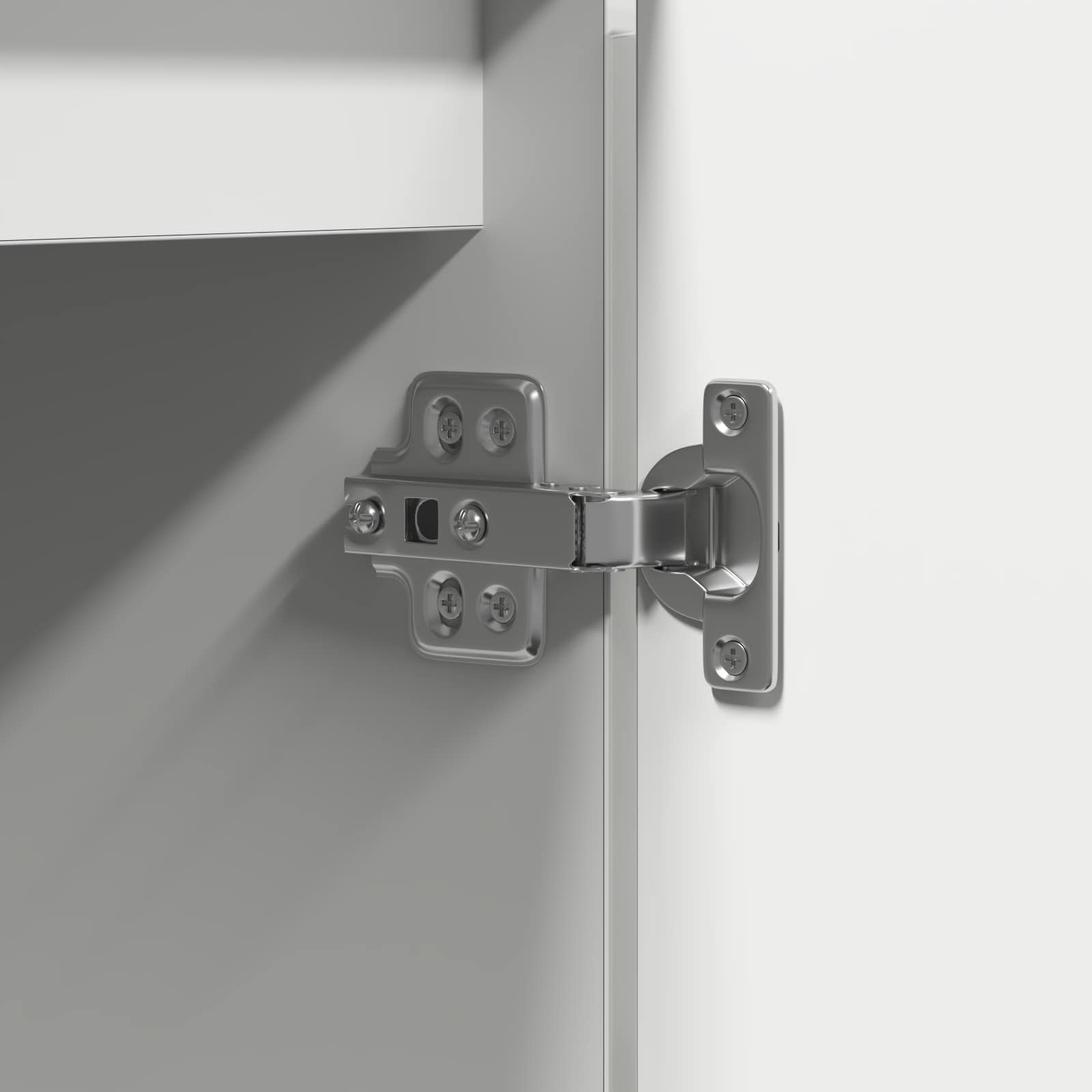 Meuble TV Blanc 100 x 38 x 49 cm Bois d'ingénierie
