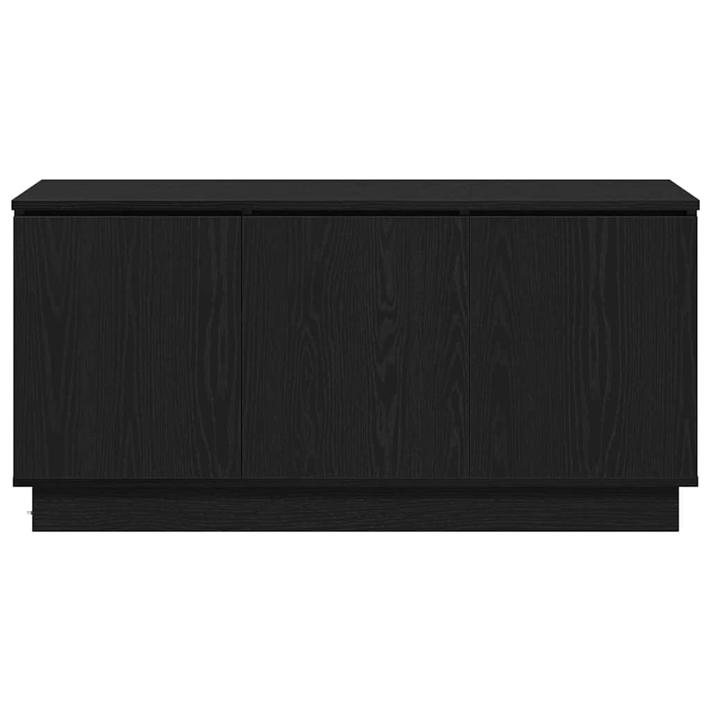 Meuble TV Chêne noir 100 x 38 x 49 cm Bois d'ingénierie