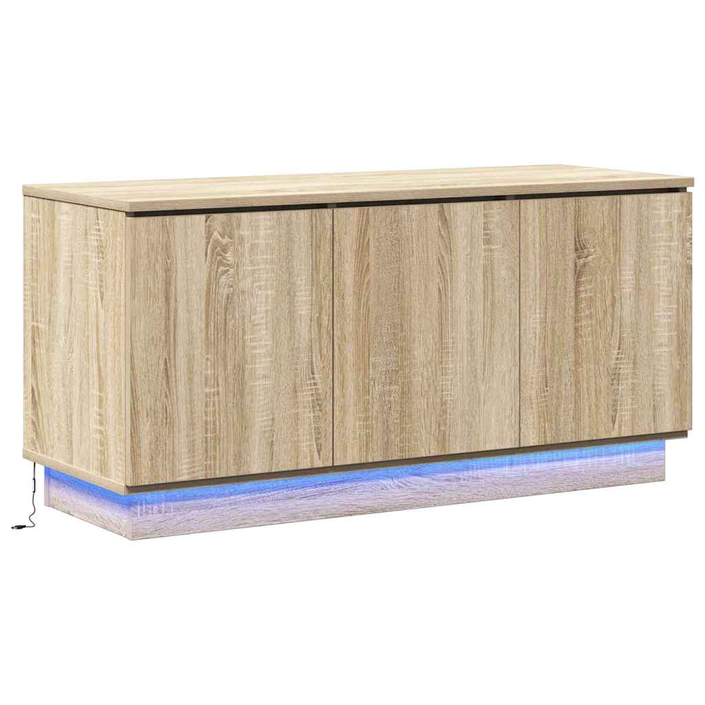 Meuble TV avec LED Chêne sonoma 100 x 38 x 49 cm - XIOS