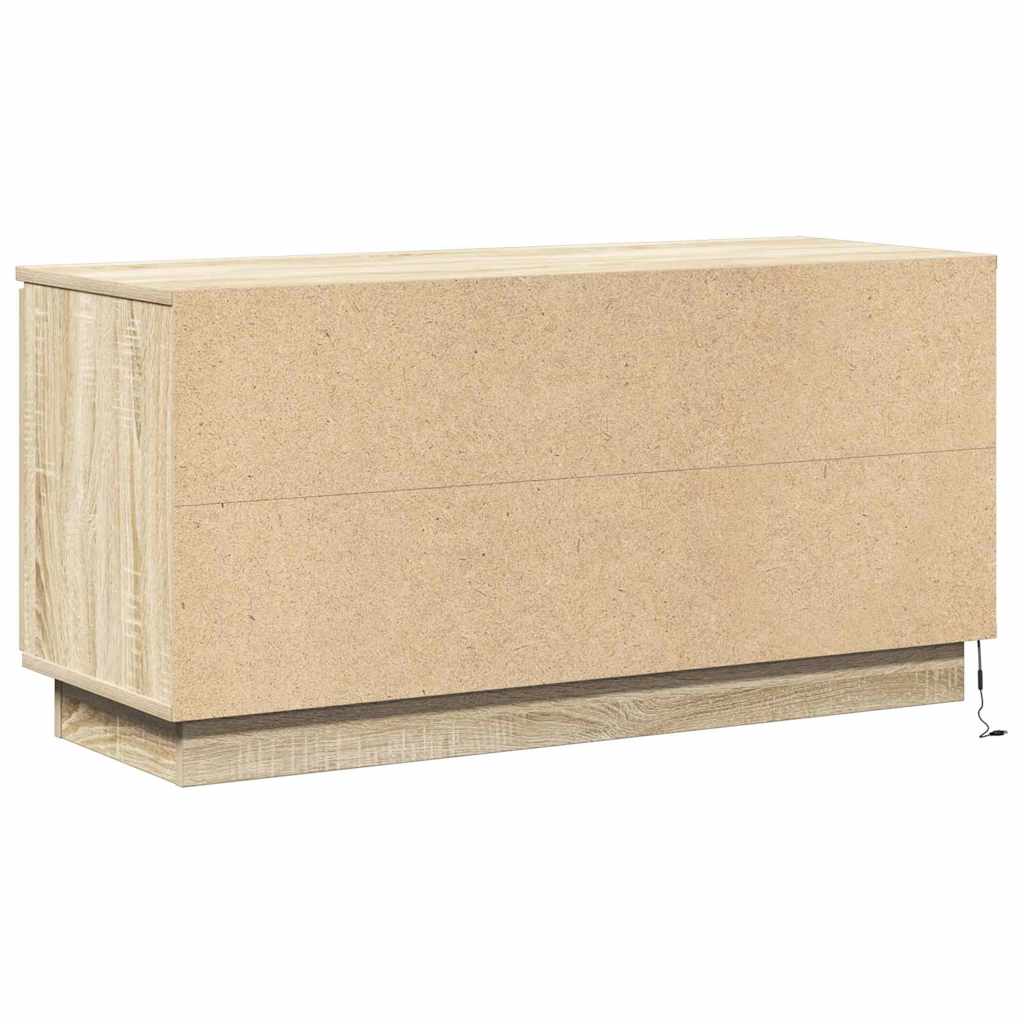 Meuble TV avec LED Chêne sonoma 100 x 38 x 49 cm - XIOS