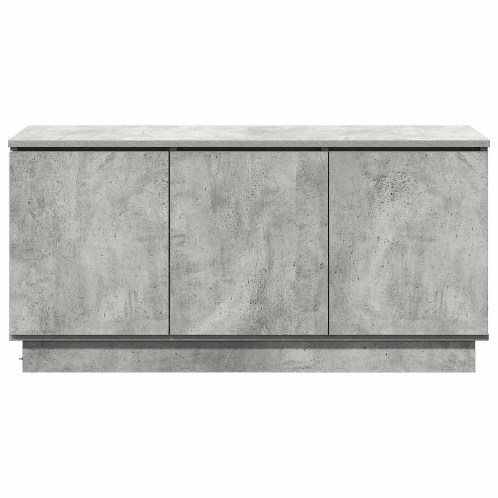 Meuble TV Gris béton 100 x 38 x 49 cm Bois d'ingénierie