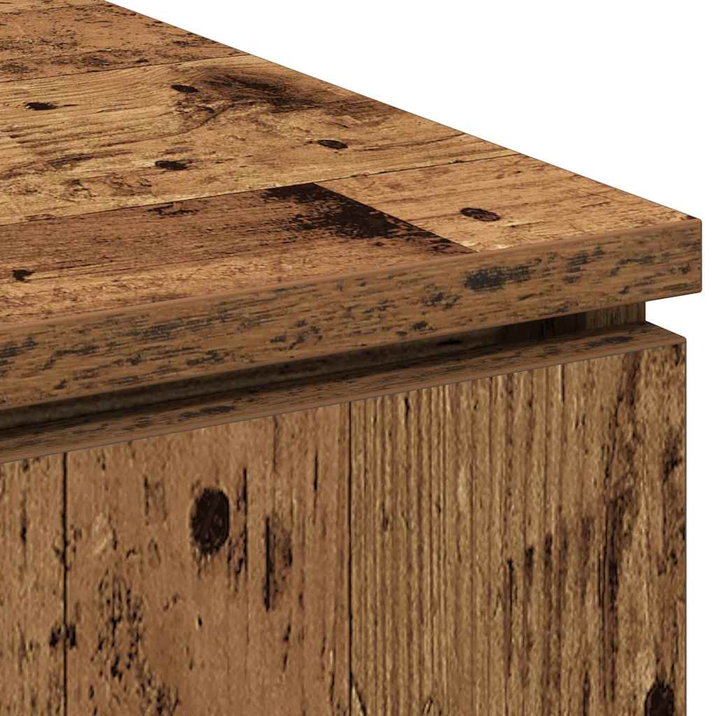 Meuble TV avec LED Bois Ancien 100 x 38 x 49 cm - XIOS