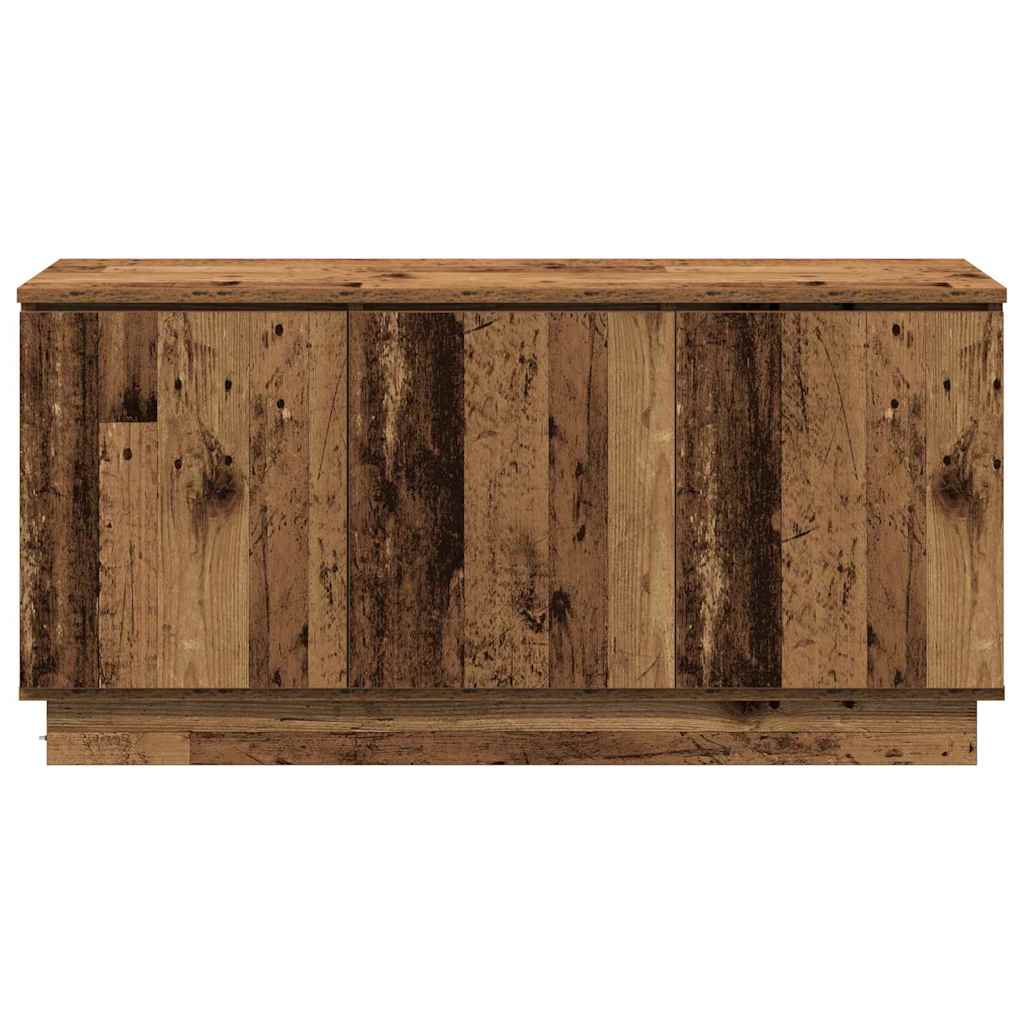 Meuble TV avec LED Bois Ancien 100 x 38 x 49 cm - XIOS