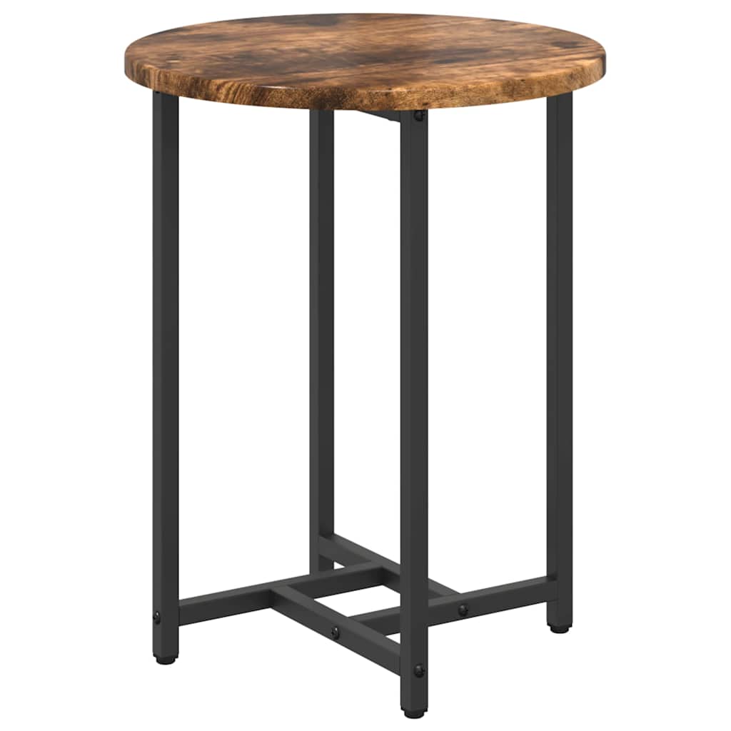 Ensemble de tables d'appoint 2 pcs Chêne fumé et noir - XIOS