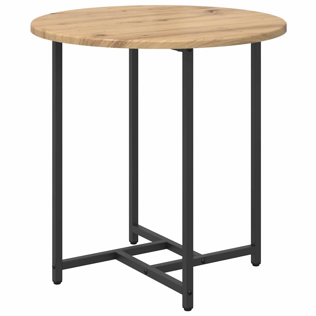 Ensemble de tables d'appoint 2 pcs Chêne artisanal et noir - XIOS