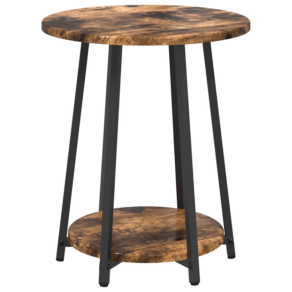 Ensemble de tables d'appoint 2 pcs Chêne fumé et noir - XIOS
