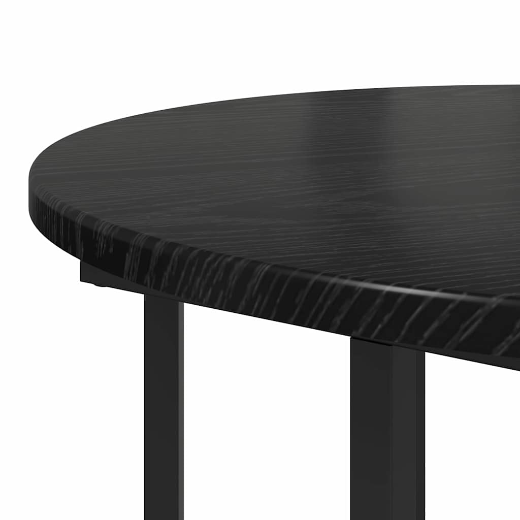 Ensemble de tables d'appoint 2 pc Chêne noir 50 x 50 x 50,5 cm - XIOS