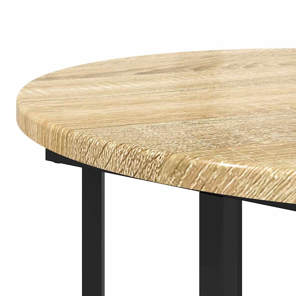 Ensemble de tables d'appoint 2 pcs Chêne Sonoma et noir - XIOS