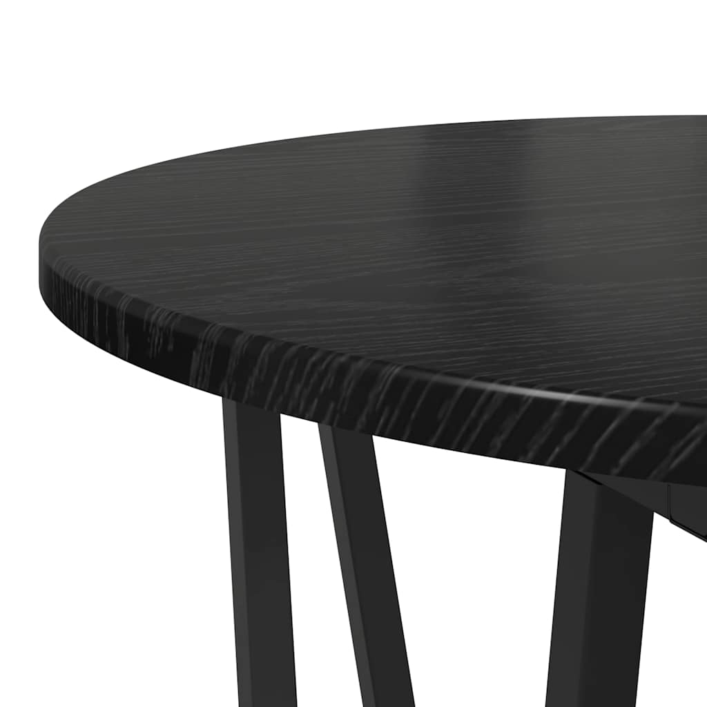 Ensemble de tables d'appoint 2 pcs Chêne noir 50 x 50 x 50.5 cm - XIOS