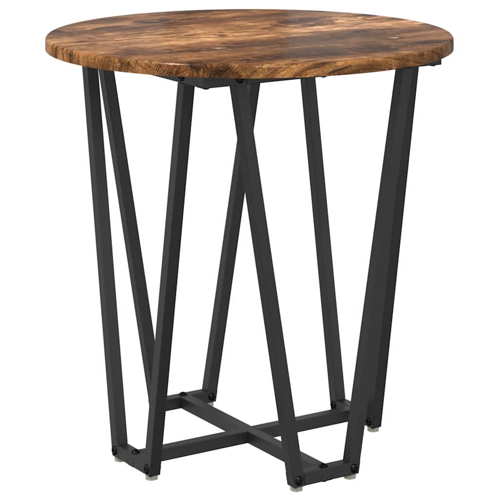 Ensemble de tables d'appoint 2 pcs Chêne fumé et noir - XIOS