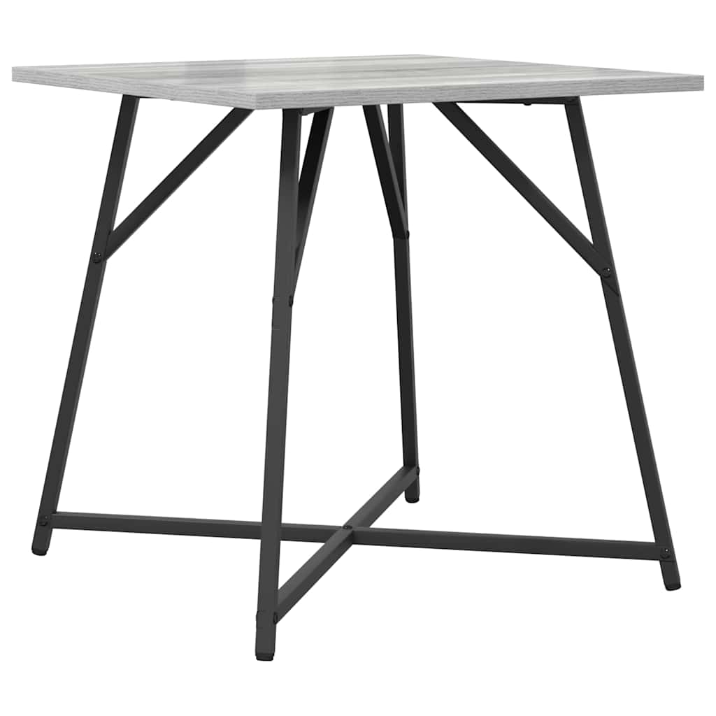 Ensemble de tables d'appoint 2 pcs Gris sonoma et Noir - XIOS