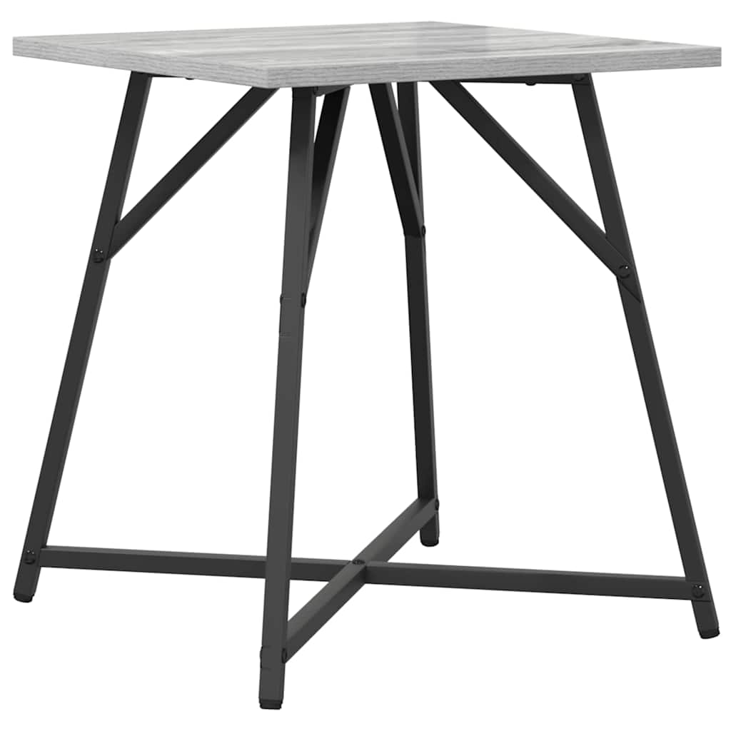 Ensemble de tables d'appoint 2 pcs Gris sonoma et Noir - XIOS