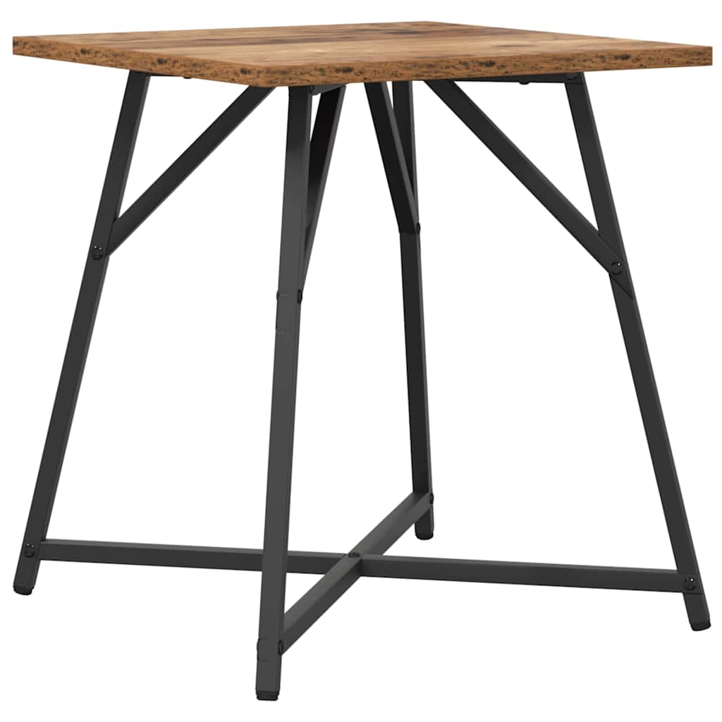 Ensemble de tables d'appoint 2 pcs Bois ancien et noir - XIOS