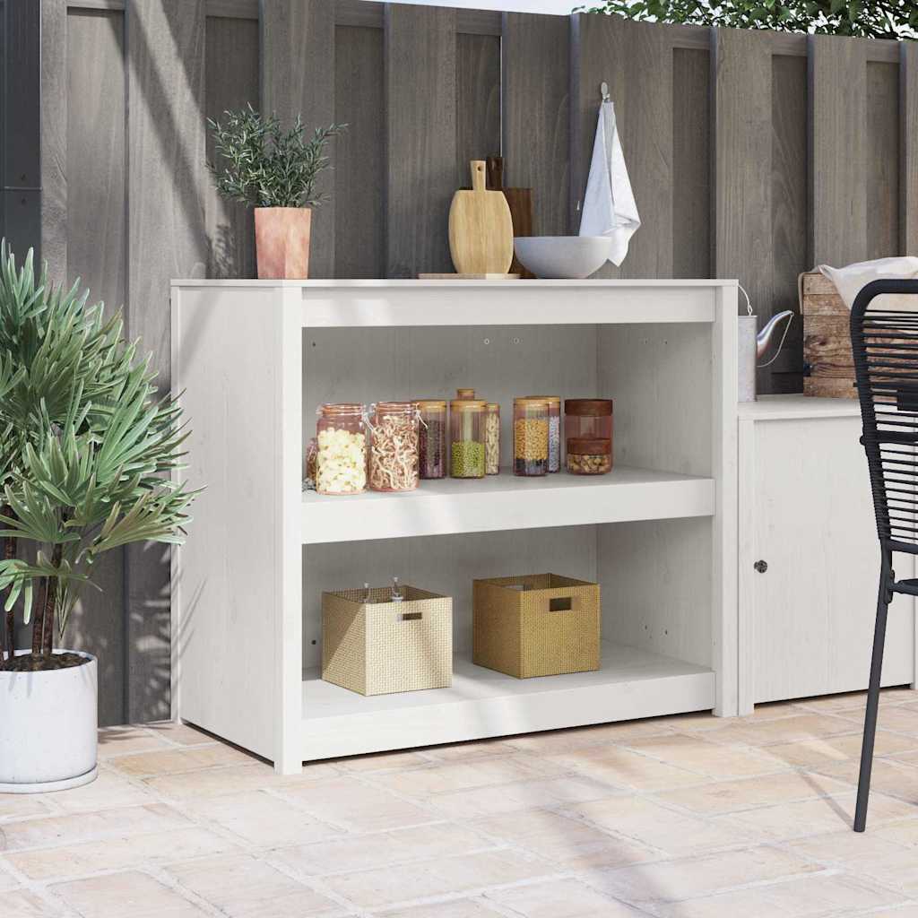 Armoire de cuisine MEPPEL Blanc 106 x 55 x 92 cm Pin massif - XIOS