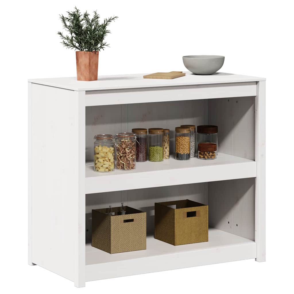 Armoire de cuisine MEPPEL Blanc 106 x 55 x 92 cm Pin massif - XIOS