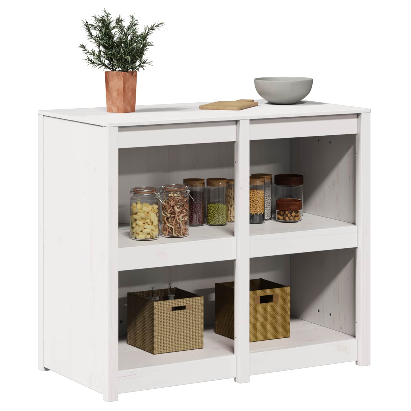 Armoire de cuisine MEPPEL Blanc chaud 106 x 55 x 92 cm - XIOS