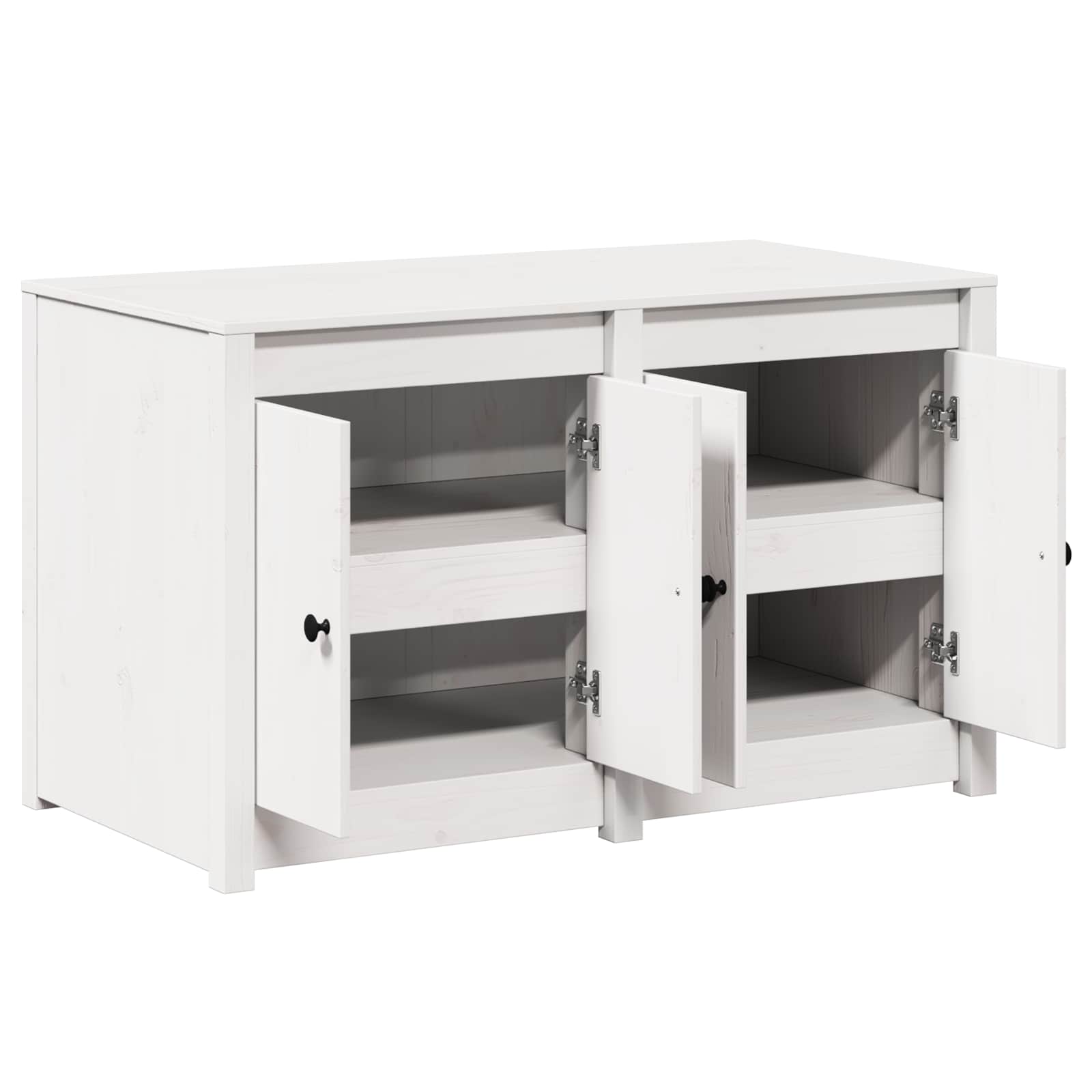 Armoire de cuisine avec étagère MEPPEL Blanc 106 x 55 x 64 cm