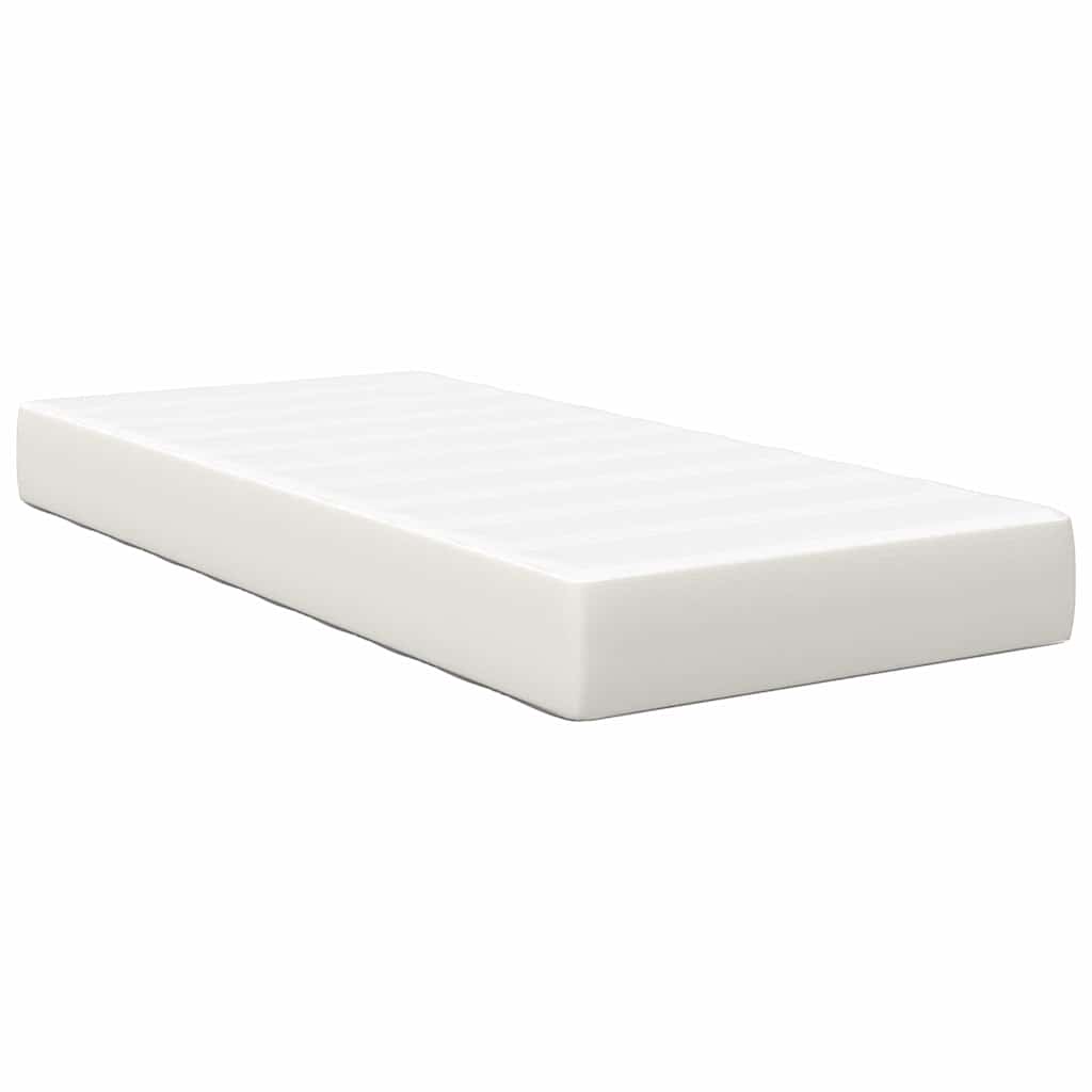 Matelas de Lit avec matelas Crème 90 x 200 cm tissu - XIOS