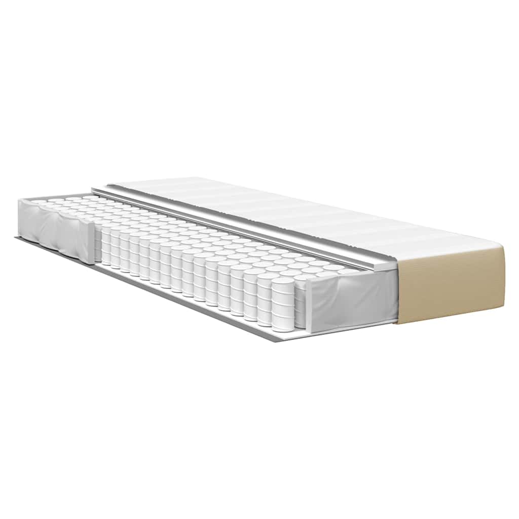 Matelas de Lit avec matelas Vert 90 x 200 cm tissu - XIOS