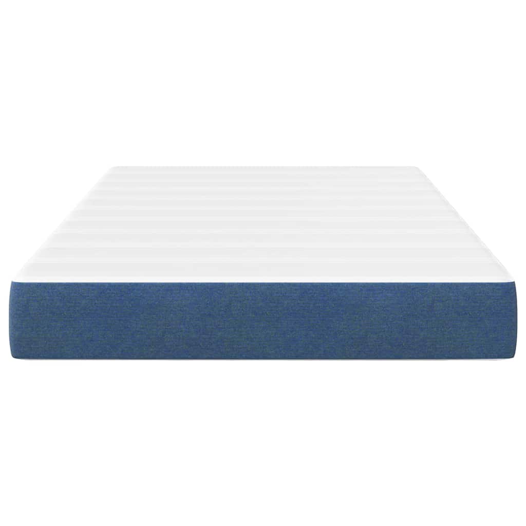 Matelas de Lit avec matelas Bleu 120 x 190 cm tissu - XIOS
