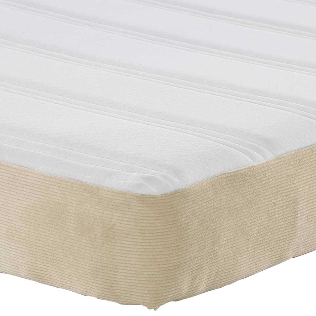 Matelas de Lit avec matelas Vert 120 x 200 cm tissu - XIOS
