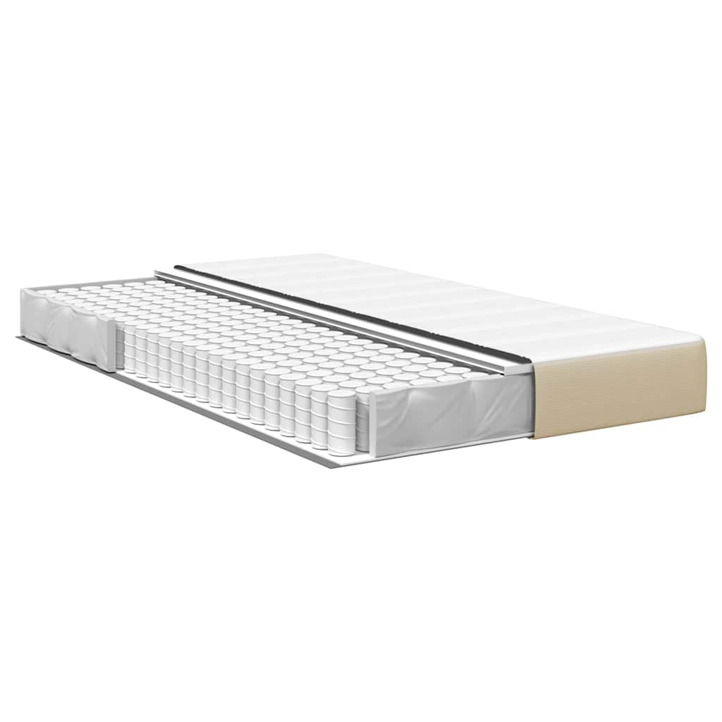 Matelas de Lit avec matelas Vert 120 x 200 cm tissu - XIOS