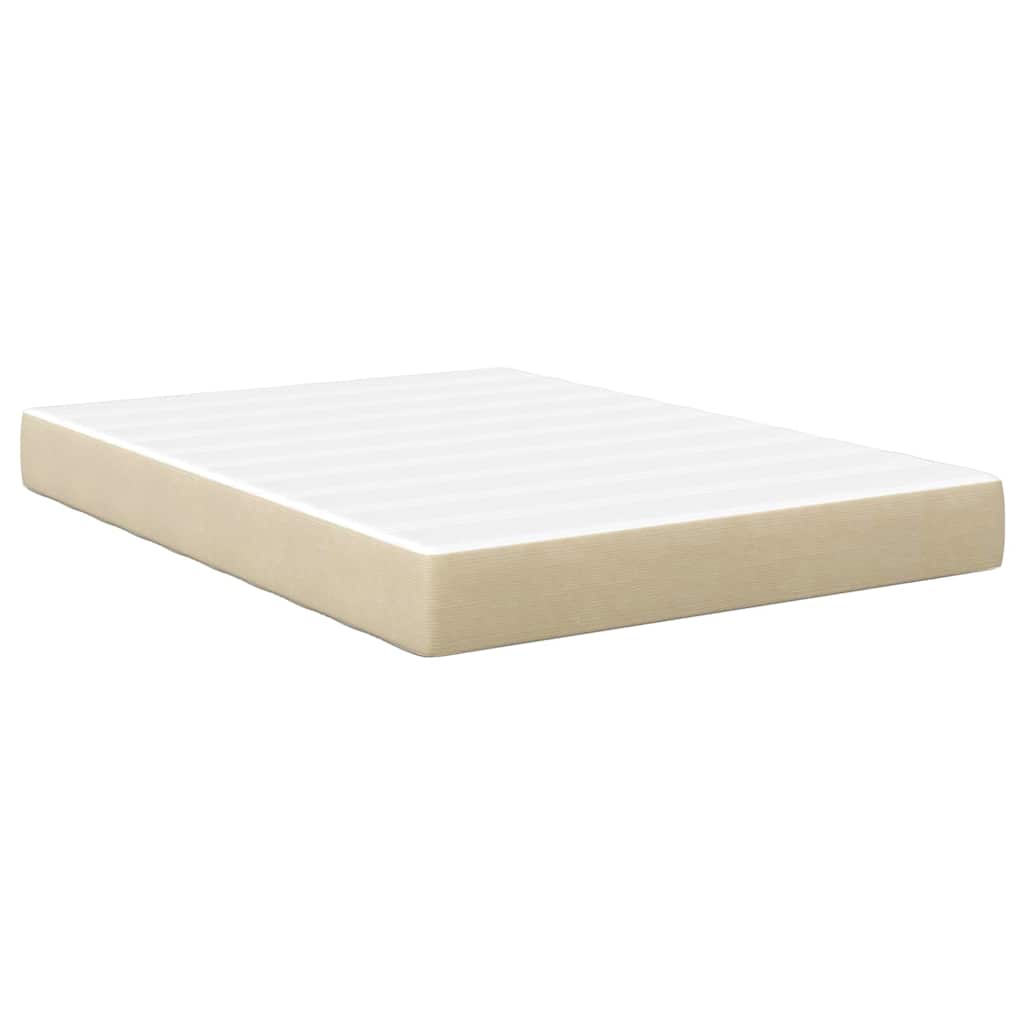Matelas de Lit avec matelas Vert 140 x 190 cm tissu - XIOS