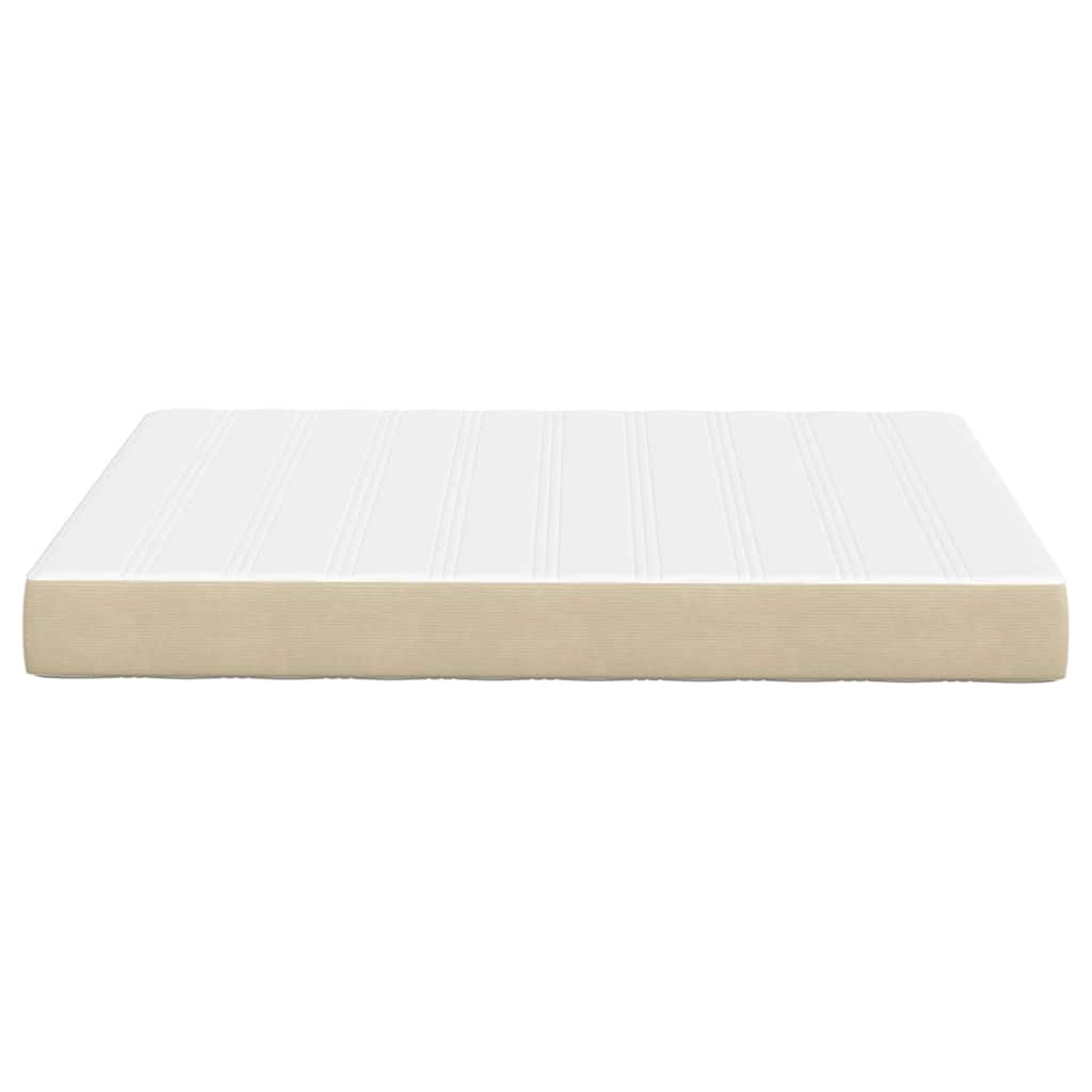 Matelas de Lit avec matelas Vert 140 x 190 cm tissu - XIOS