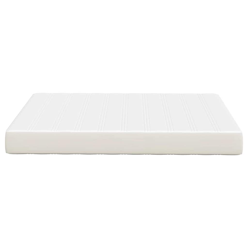 Matelas de Lit avec matelas Crème 160 x 200 cm tissu - XIOS