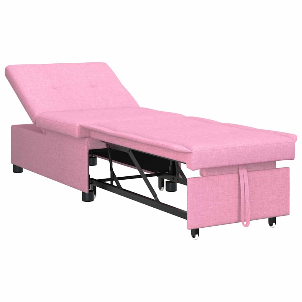 Canapé-lit escamotable Rose 194 x 50 x 82 cm tissu