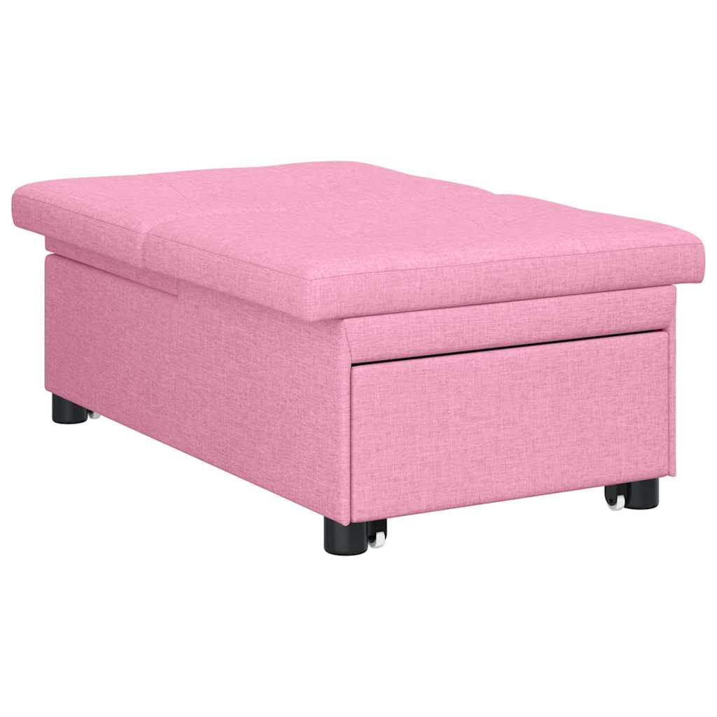 Canapé-lit escamotable Rose 194 x 50 x 82 cm tissu