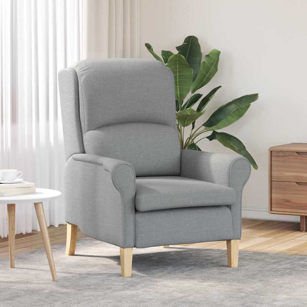 fauteuil Gris clair 76 x 94 x 102 cm tissu - XIOS