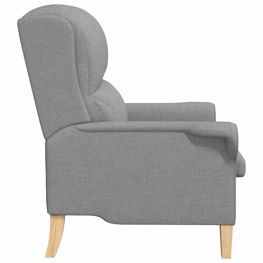 fauteuil Gris clair 76 x 94 x 102 cm tissu - XIOS