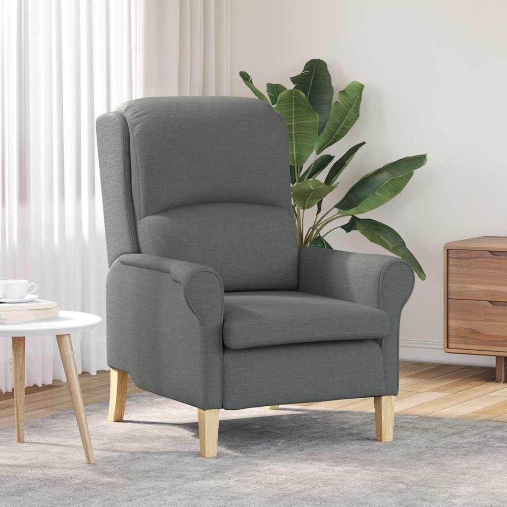 fauteuil Gris foncé 76 x 94 x 102 cm tissu - XIOS