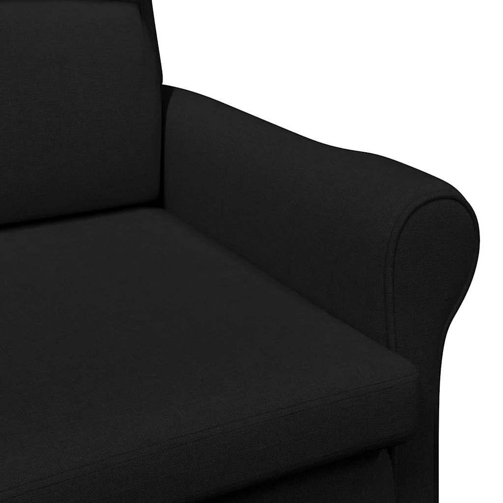 fauteuil Noir 76 x 94 x 102 cm tissu - XIOS