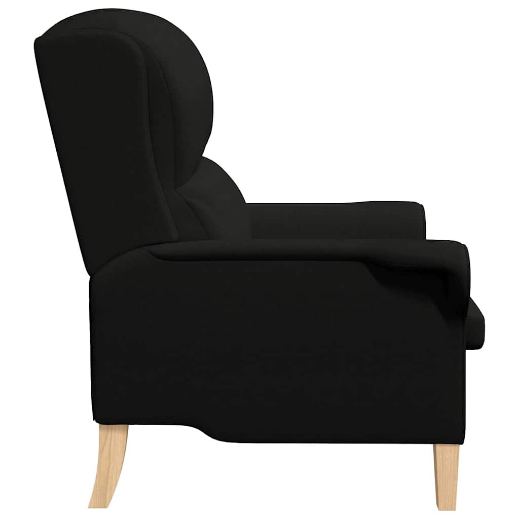 fauteuil Noir 76 x 94 x 102 cm tissu - XIOS